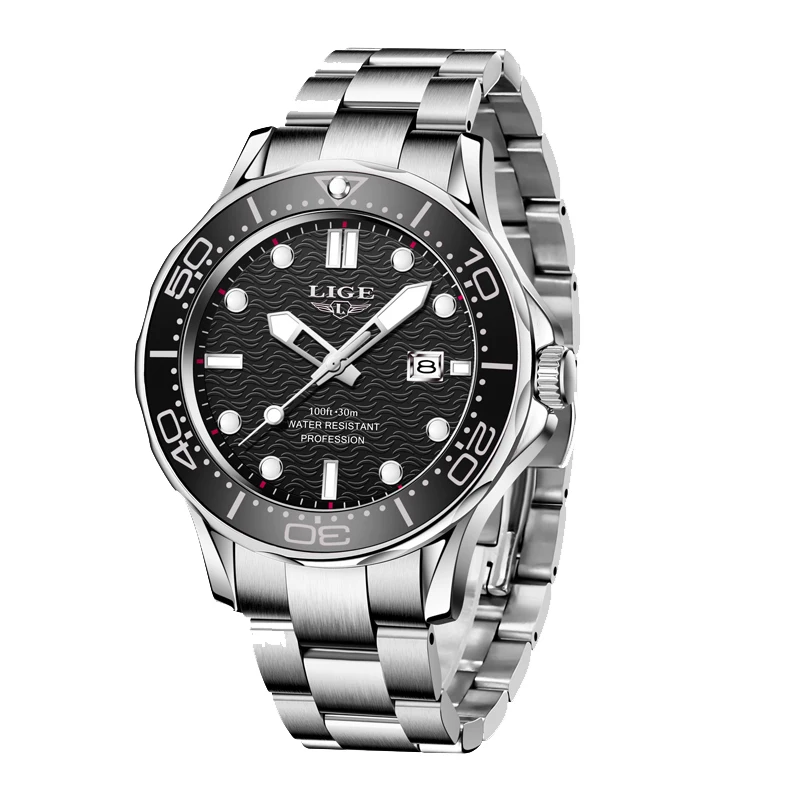 Men's Luxury Waterproof Luminous Date Quartz Watch