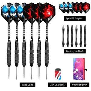 Cyeelife-Hard-Dart-Stahlnadel, Außenpraxis und Unterhaltung, Herbstbeständige, professionelle Flyer-Fakten, 24g, 6 PCs, 12 Prozent 6 Hauptverkaufsdarts 12 Stück - №2