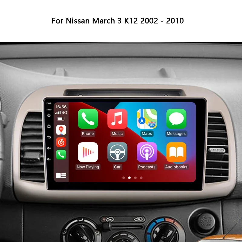 Idoing Car Stereo Head Unit 2K For Nissan March 3 K12 2002-2010Android Radio Multimedia Video Player GPS Navigation Audio No2din