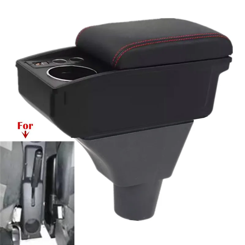 

For Citroen Berlingo Armrest Box For Citroen Berlingo double-layer Storage box Cup holder Interior Retrofit Car accessories