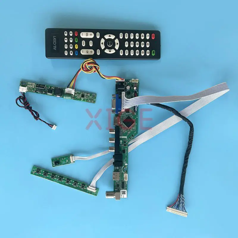 Controller Board Fit LM190E09-TLD1 LM190E0A-SLA1 DIY Kit Analog TV Signal 19