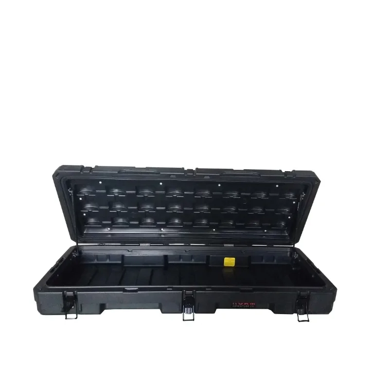 83L Hard LLDPE Plastic Cargo Case Rotomolding Tool Box 4WD Storage  Roof Rack Low Profile