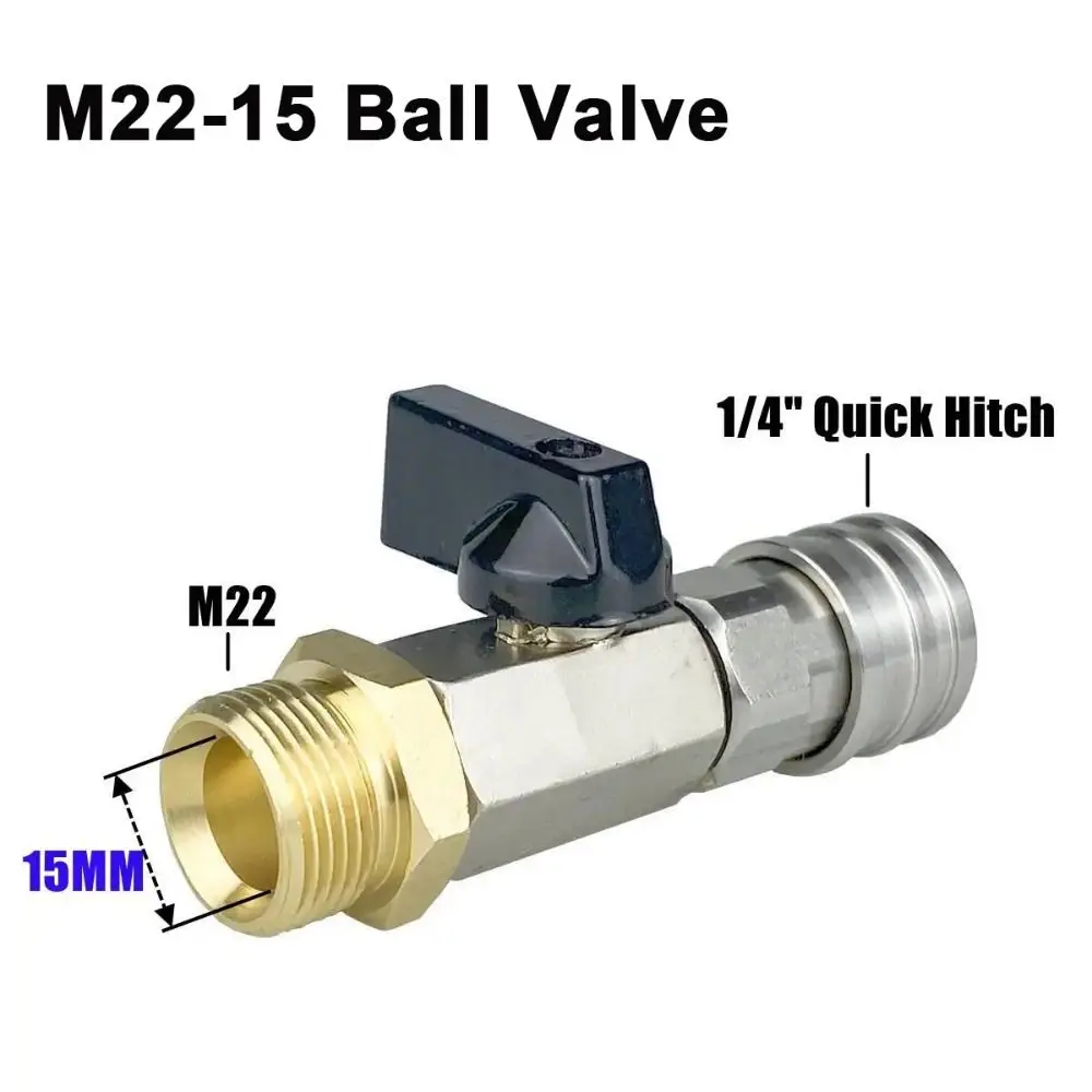 Stainless Steel Pressure Washer Ball Valve 1/4