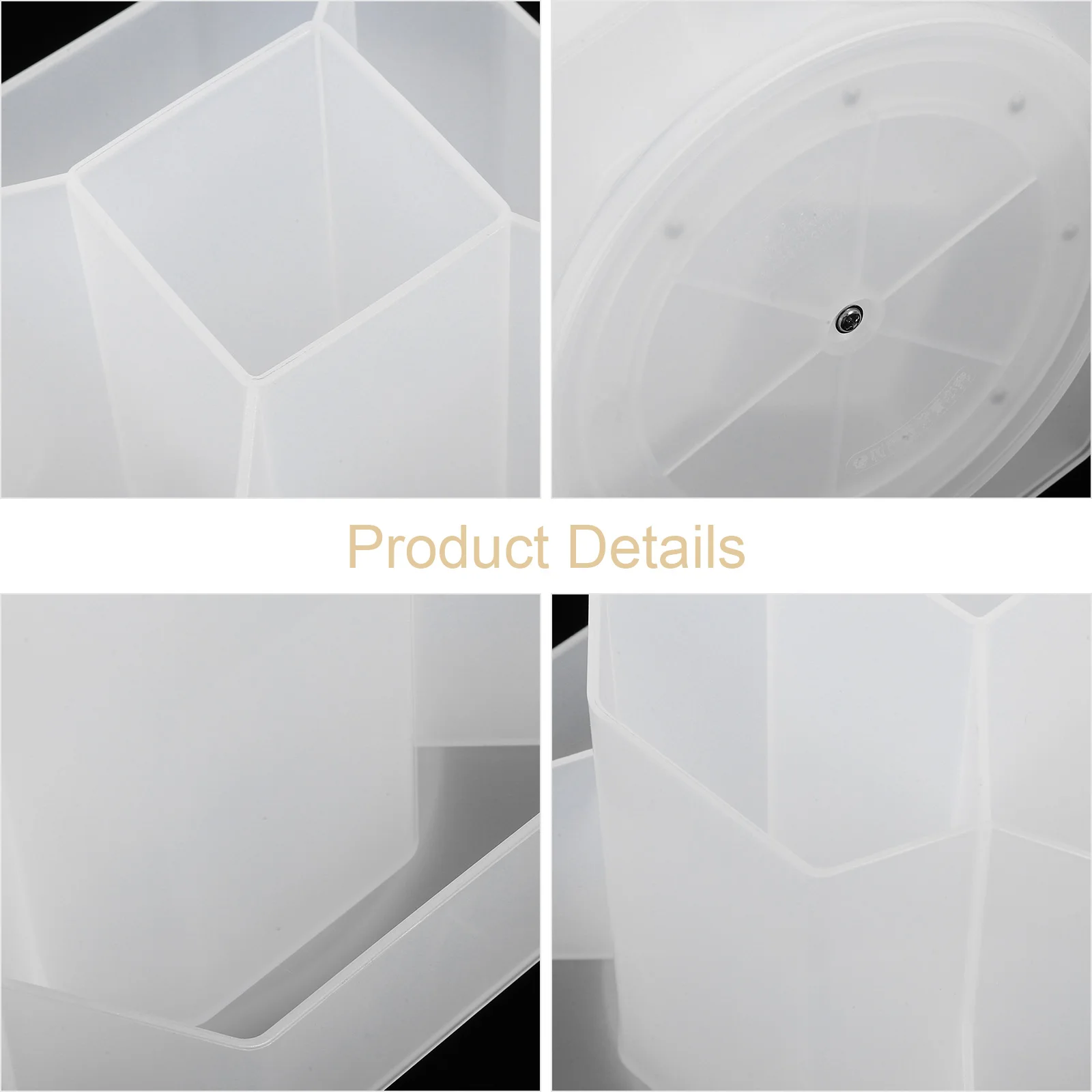 

9 Slot Rotating Pen Stand Desk Organizer 360 Degree Turntable Pencil Holder for Office Home Art Supply Storage