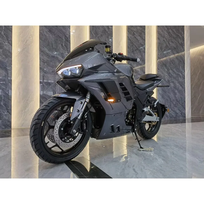 2025 أحدث LANYANG 3000 واط 130 كم/ساعة دراجة نارية كهربائية للسباق المركزي فائقة السرعة للبيع 220 كجم #5