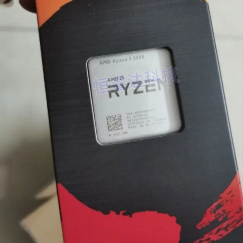 Ryzen 5 5500 R5 5500 3.6 GHz 6-Core 12-Thread CPU Processor 7NM L3=16M Socket AM4 Sealed and come with the fan