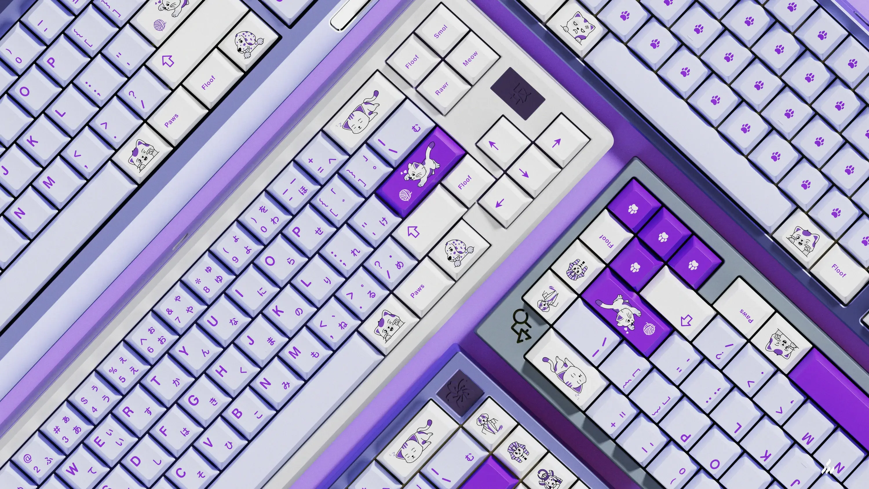 

Sublimation PBT material keycap Paw original genuine keycap