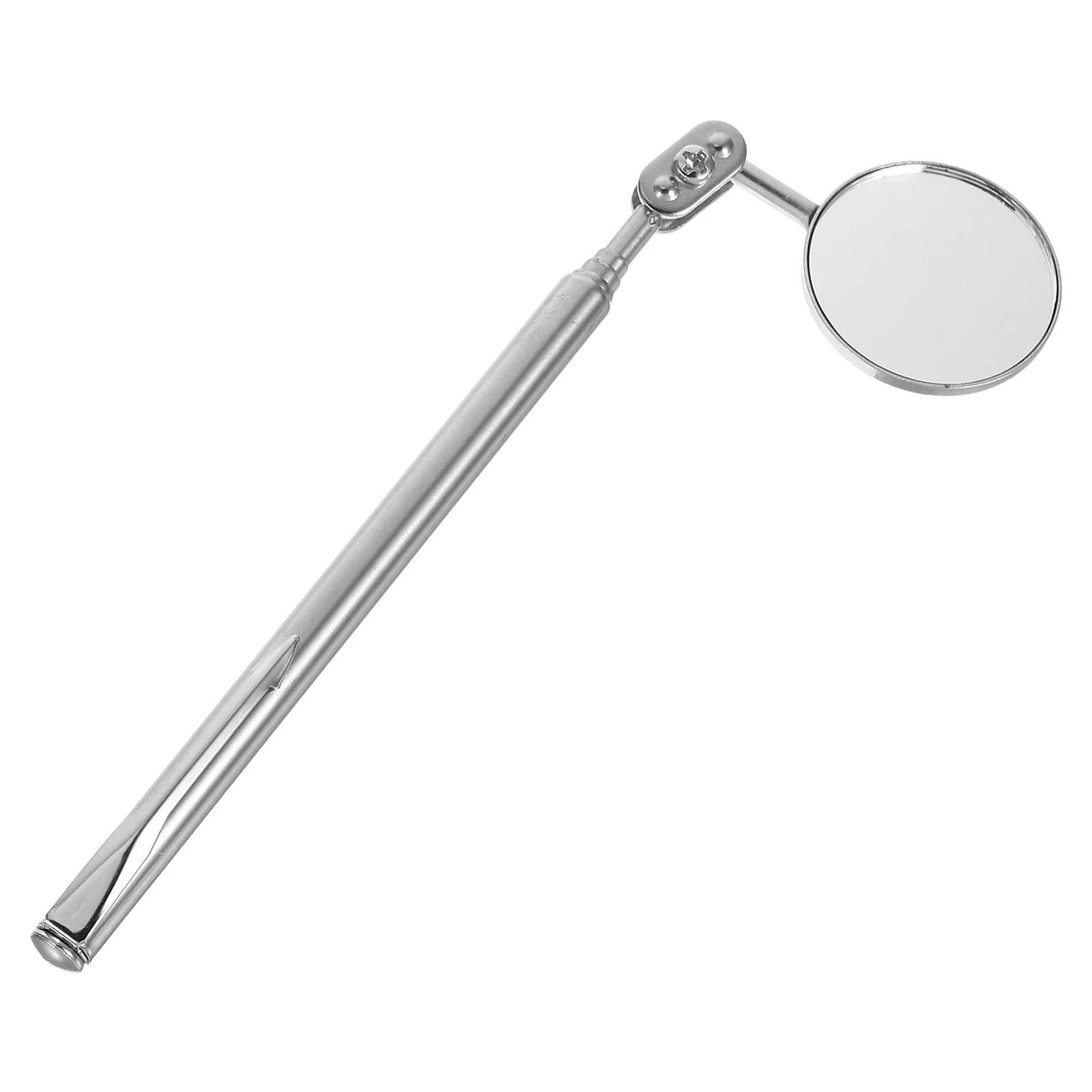 

Small Round Mirror 30mm Extendable Telescoping Tool 360 Degree Swivel Inspection Portable Handheld for Technicians