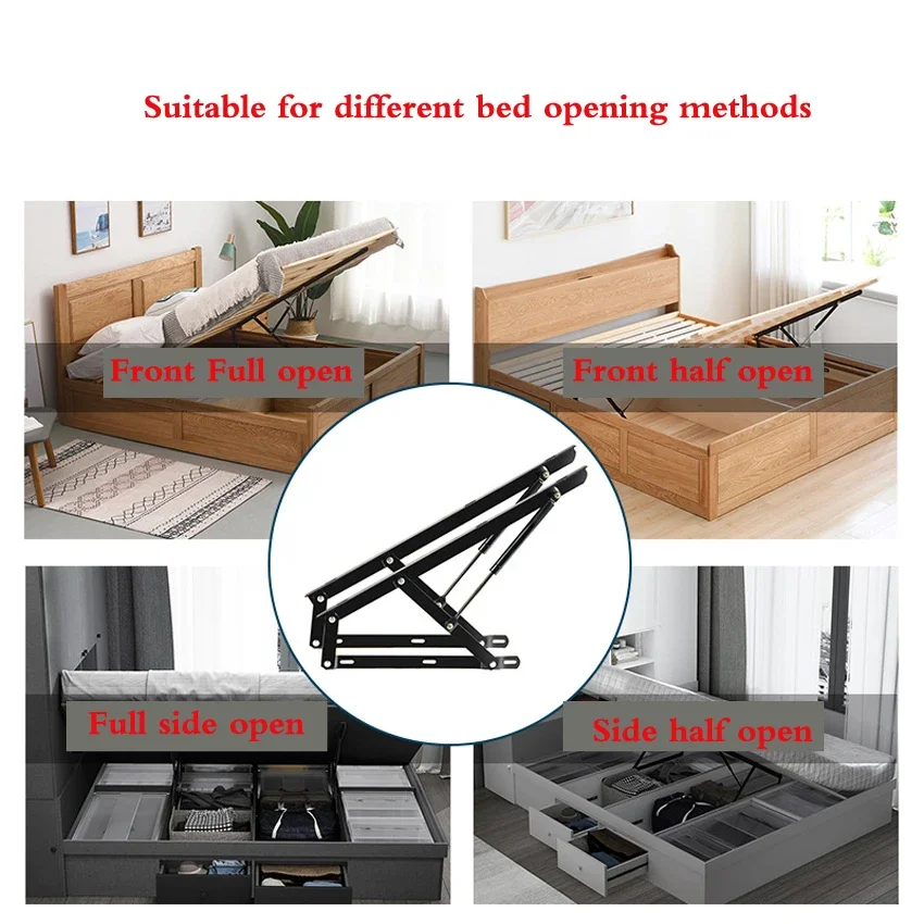 

for 75cm Bed Hydraulic Rod Furniture Hydraulic Bar Lifter Tatami Pneumatic Support Bed Box Mechanism Accessory Spring Hinge