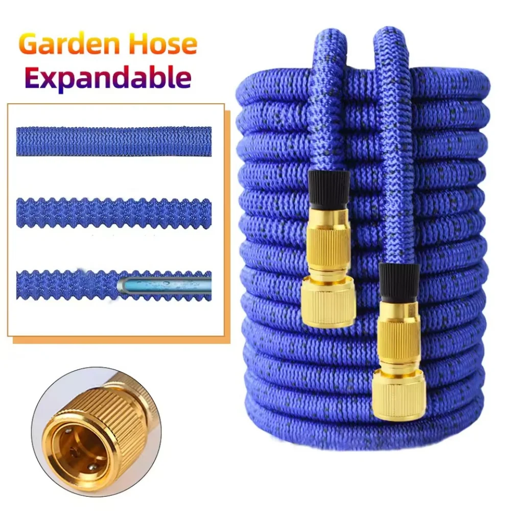 2.5 Meters/5 Meters Garden Expandable Watering Hose Flexible Magic Hose High Pressure Car Washer Hose Retractable Water Gun
