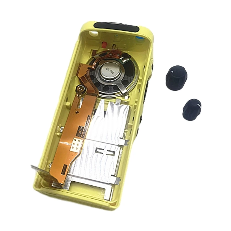 Replacement Repair Housing Cover Sheaths Front Case with Knob for GP328 RPO5150 HT750 WalkieTalkie