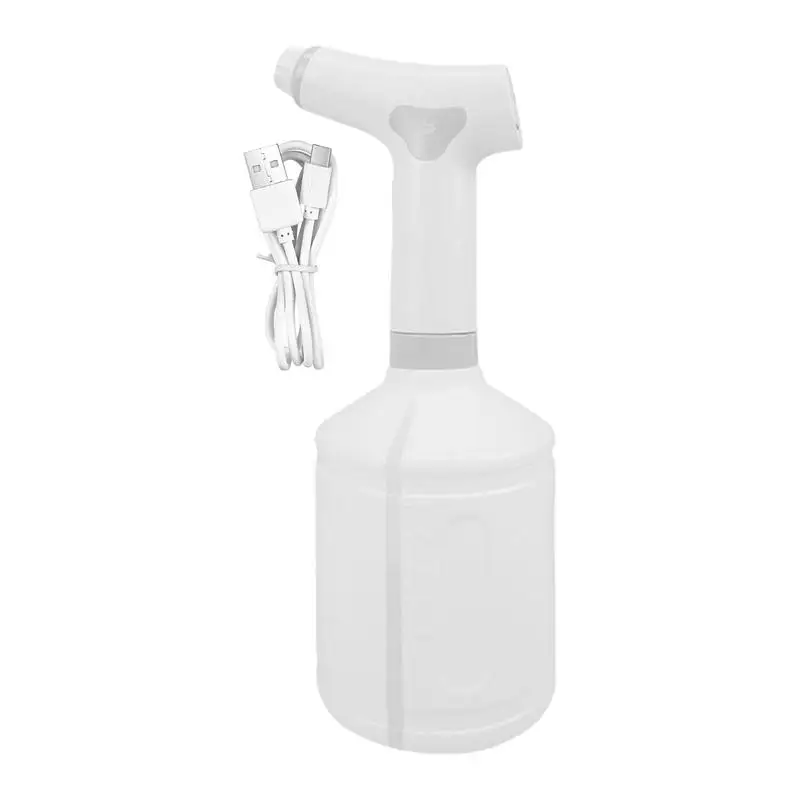 Spray Bottle For Plants Rechargeable Plant Mister 1L Large Capacity Clear Scaled Water Tank Ultra-Fine Atomization Silent