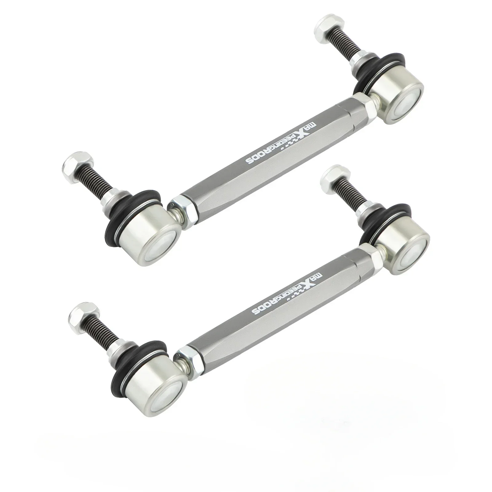 

'Pair Universal Adjustable Front Sway Bar End Links for 180mm-230mm 10 12mm bolt