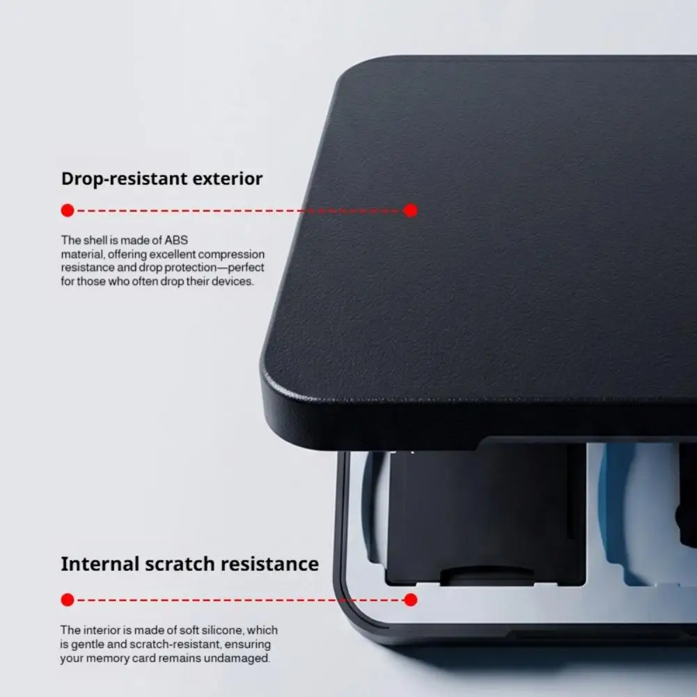 Magnetic Silicone Three In One Card Box Multifunctional Storage For NS Gaming Card SD Card TF Card Travel Protection Storage Box - view 4
