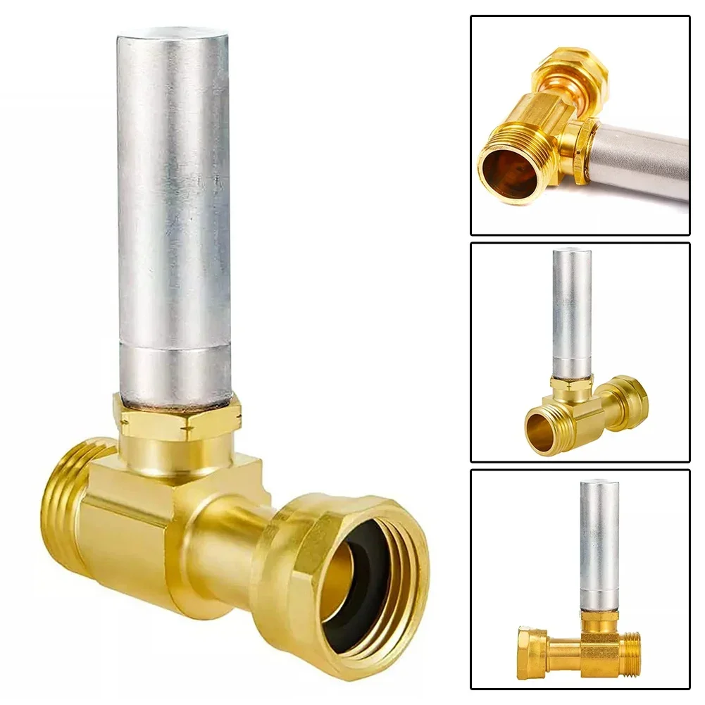 

Water Hammer Control Device Made of Brass Material Effective in Reducing Pipe Stress Near Appliances like Washers & Dishwashers