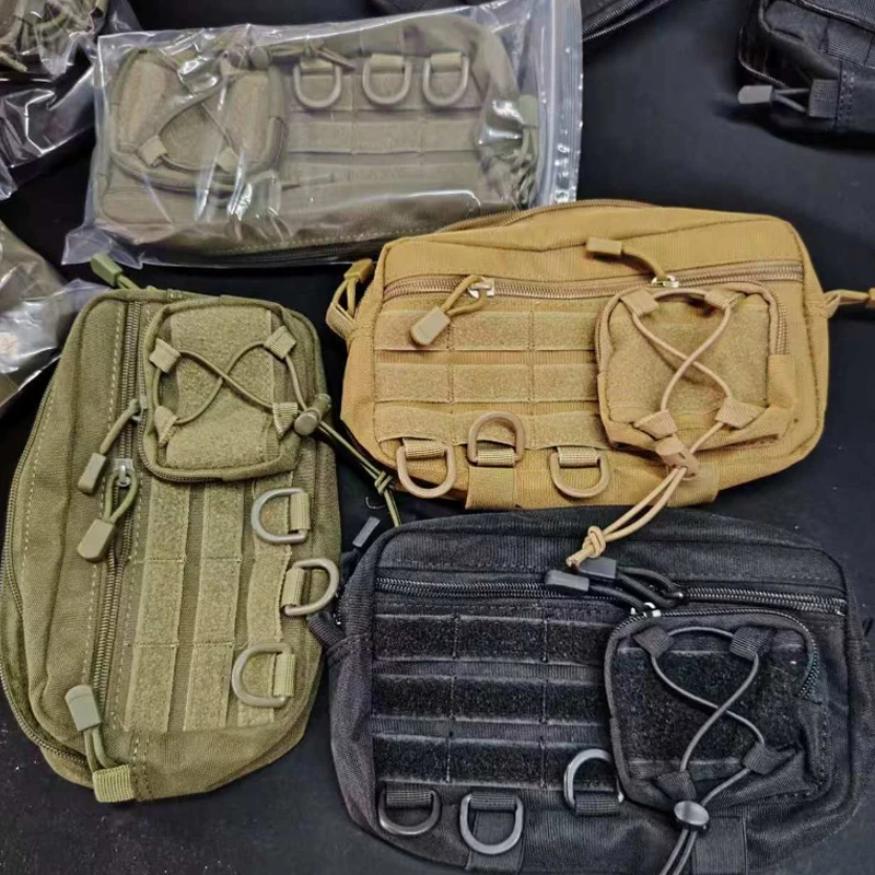 التكتيكية مول الإدارة الأفقية الحقيبة مع الجبهة الرباط جيب EMT وحدات الحقيبة EDC فائدة المنظم حقيبة الخصر في الهواء الطلق