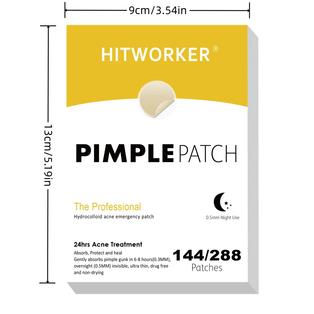 Hydrocolloid acne removing patch, invisible day and night, necessary for concealer makeup, daily facial care patch