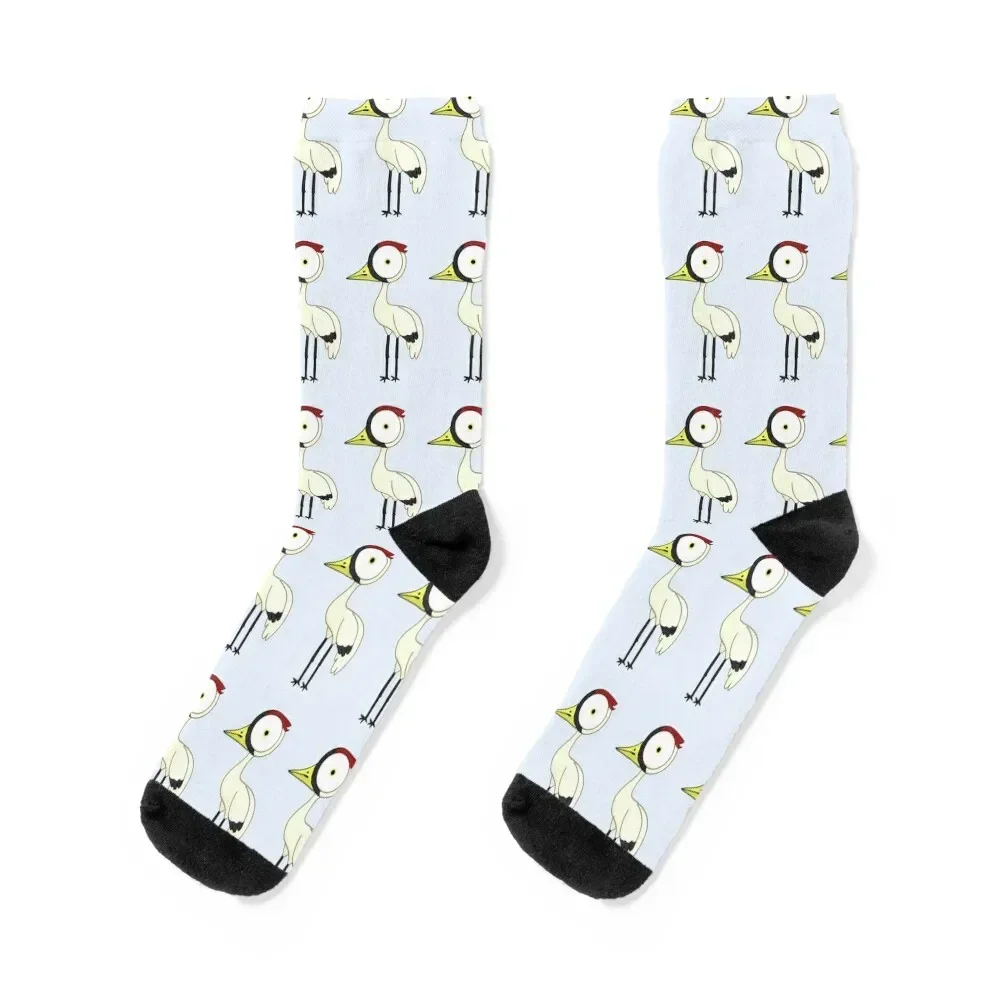 Ultimate Zoomer Whooping Crane Socks esporte presente de natal personalizado esportes caminhadas botas menino meias femininas