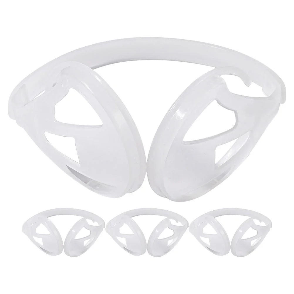 4 Pcs Earmuff Plastic Holder Winter Frame Rack Bracket Making Shelf Warm Child DIY