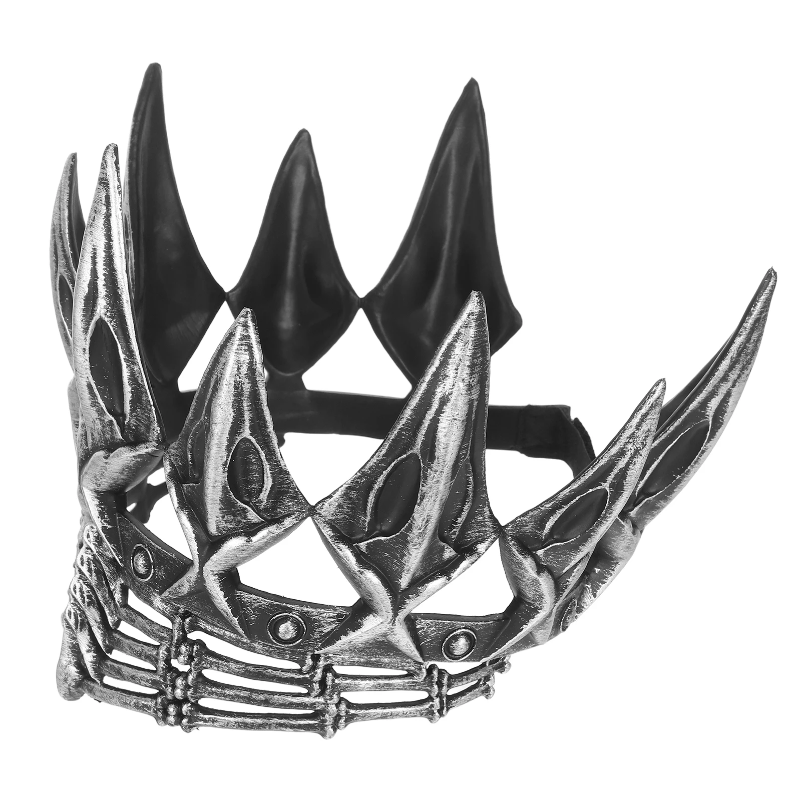 Cosplay Krone für Erwachsene Männer Party Krone für Halloween Gothic Krone Vintage Mittelalter Abschlussball Kopfschmuck Kostüm Zubehör für Männer