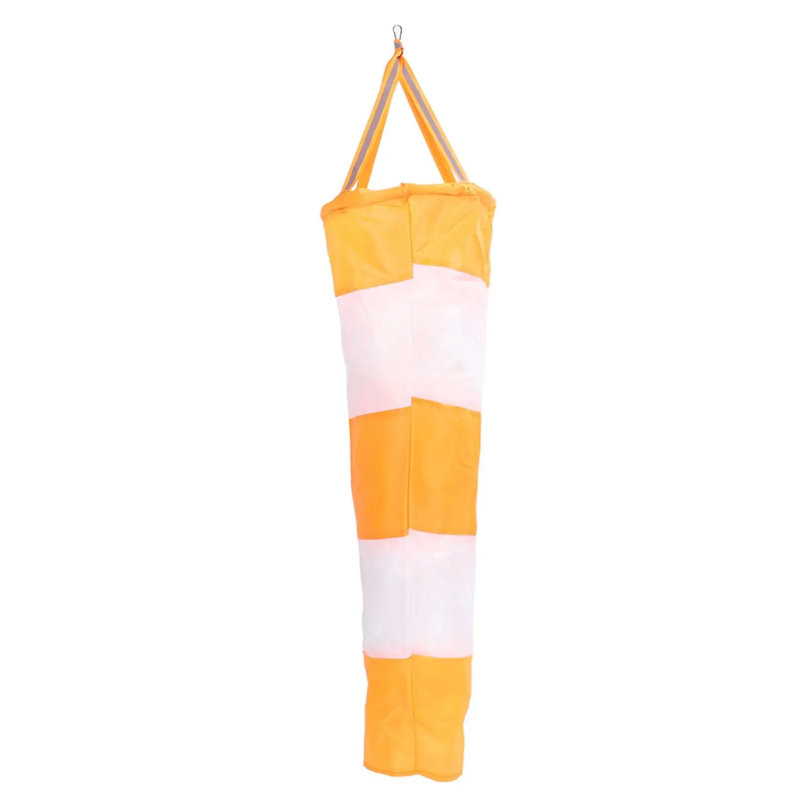 

Lightweight 80cm Wide Orange Polyester Windsock for Airfield Easy Installation Outdoor Use