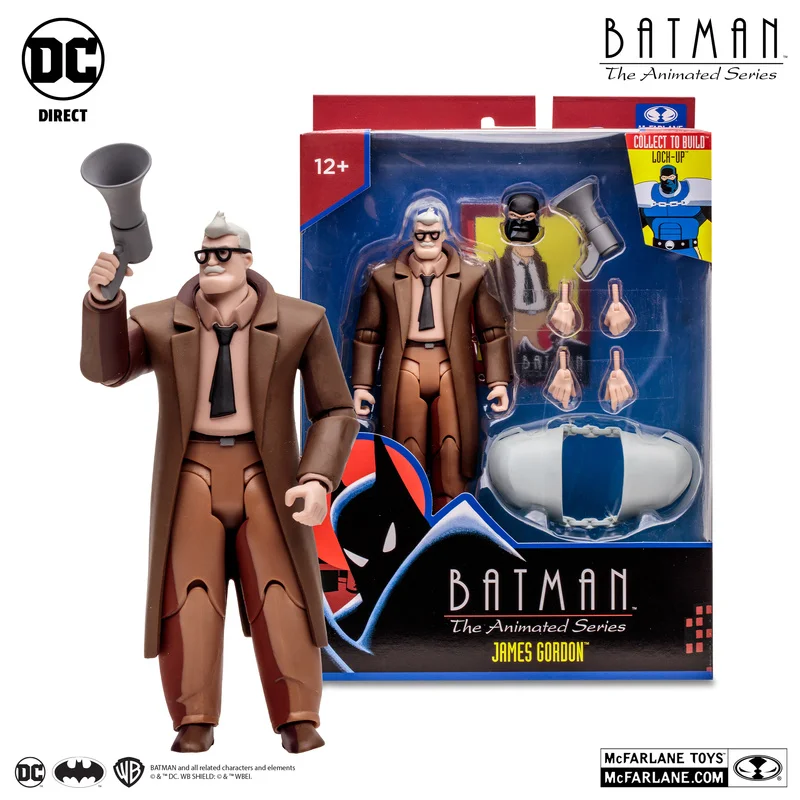 

Фигурка McFarlane Batman: The Animated Series Build-a WAVE 2 LOCK-UP 7 дюймов, слепая в качестве летучей мыши Джокер The Riddler Digital