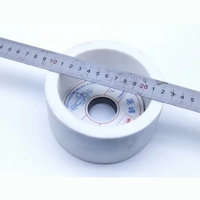 Nieuwe 125*63*32mm witte alundum keramische cup type slijpschijf Universele slijpschijf voor Gehard staal, Tandwielen, schroeven, etc.