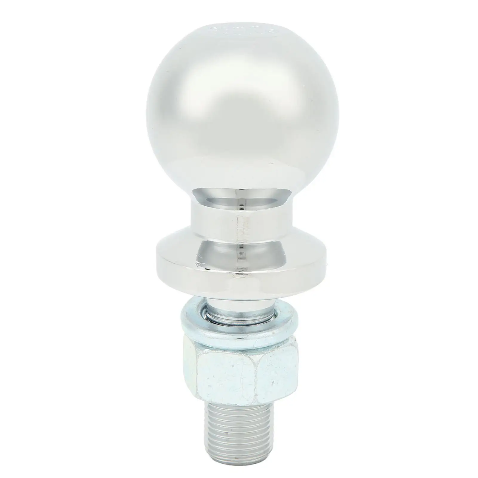 Boule d'attelage de remorquage en acier au carbone, 2 pouces de diamètre, haute dureté, tige de 50mm X 3/4 pouces pour véhicule