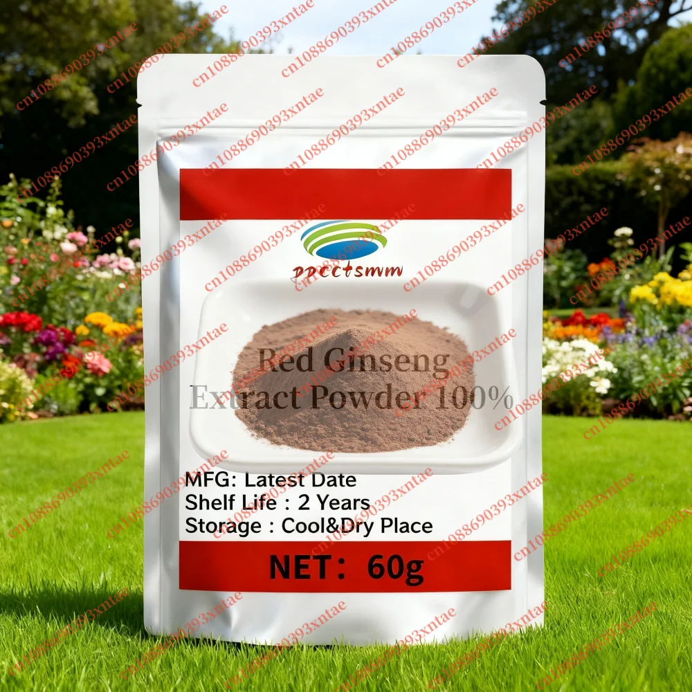 Polvo de extracto de GINSENG ROJO COREANO: sellado Pro de fábrica, ideal para manualidades caseras y usos festivos con brillo brillante