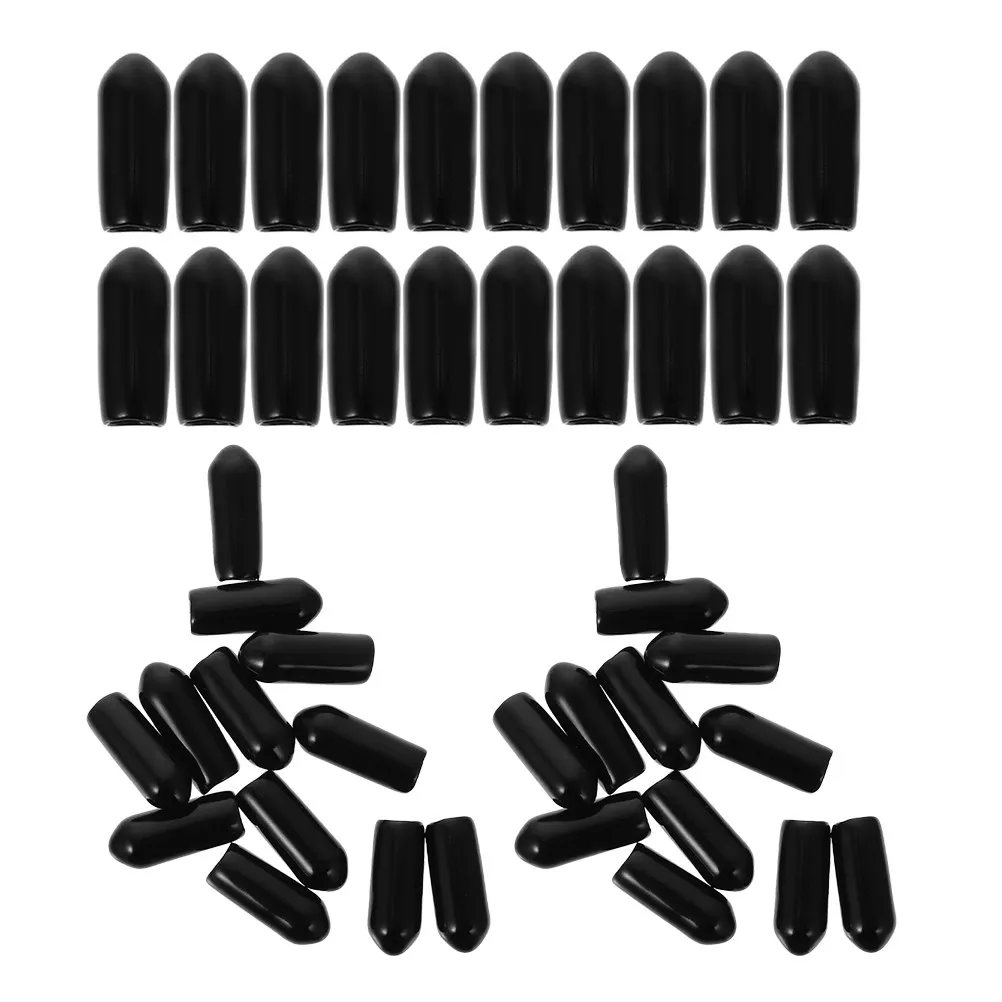 

200Pcs Hair Band End Caps Rubber Replacement Headband Tips DIY Accessories Covers Hair Band End Cap Part Rubber Headband Tip