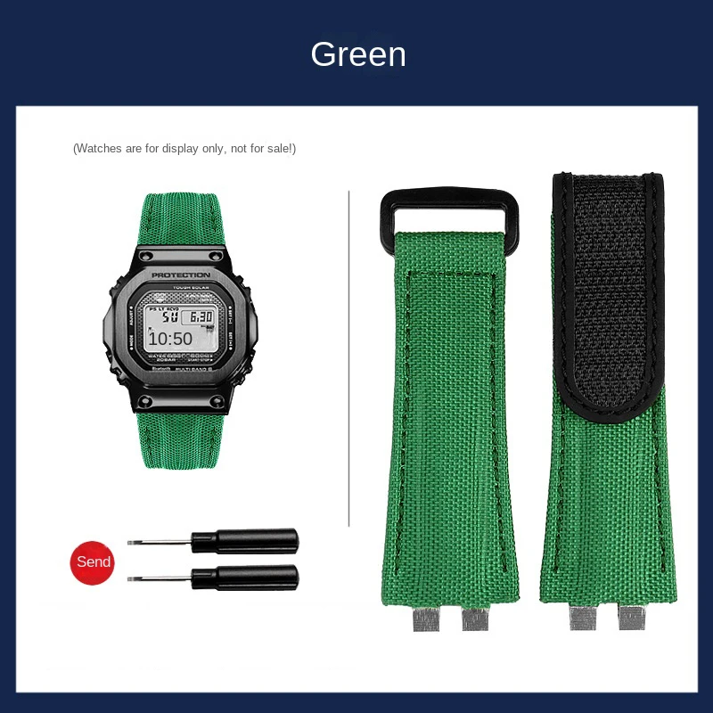 For Casio 35th anniversary GMW-B5000 High quality nylon strap G
