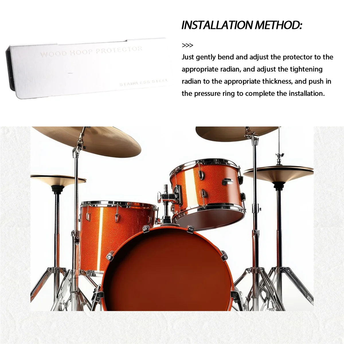 Lo-Ok 2Pcs Drum Hoo…