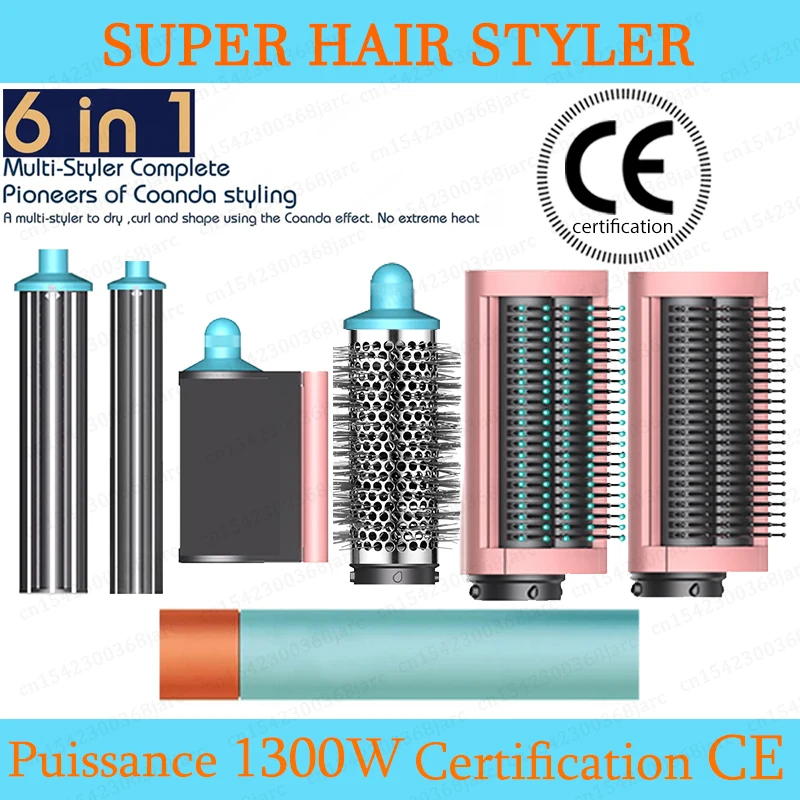

SenCiciMen X9 Multi Hair Styler Curling Iron Hair Hot Air Brush Curling Barrel Hair Dryer Salon Professional Curly Hair Styler