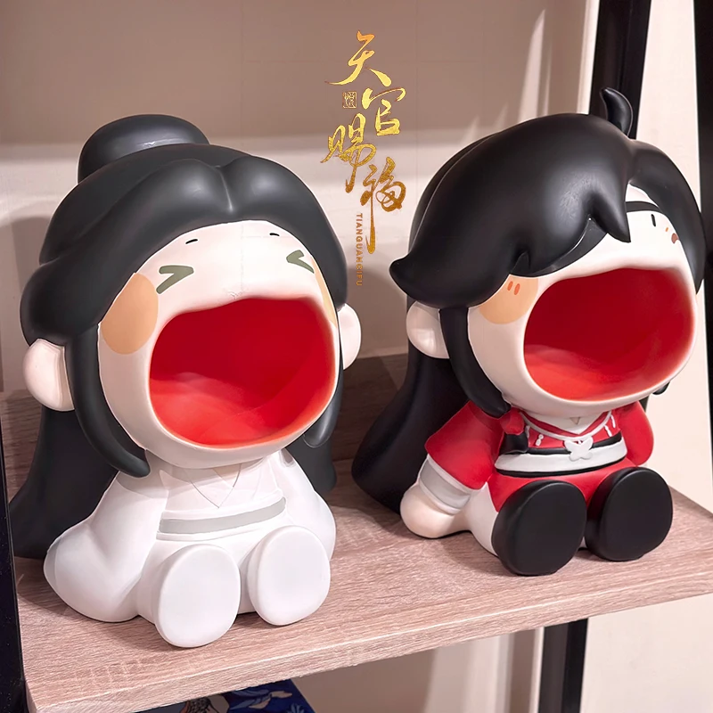 

Anime Tian Guan Ci Fu Xie Lian Hua Cheng Big Mouth Series Desktop Storage Accessories Model Doll Decoractions Kawaii Xmas Gifts