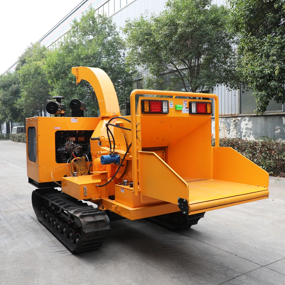 Hot Sale Cheapest Portable Mobile  Large Drum Branch Wood Chipper Machine Garden Shredder Wood Chipper