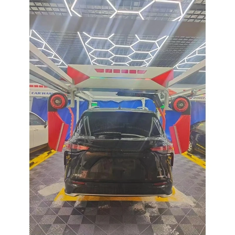 CE Electric Touchless Gantry Car Wash Machine 360 High Pressure Washer Stainless Steel Customizable Gas Station