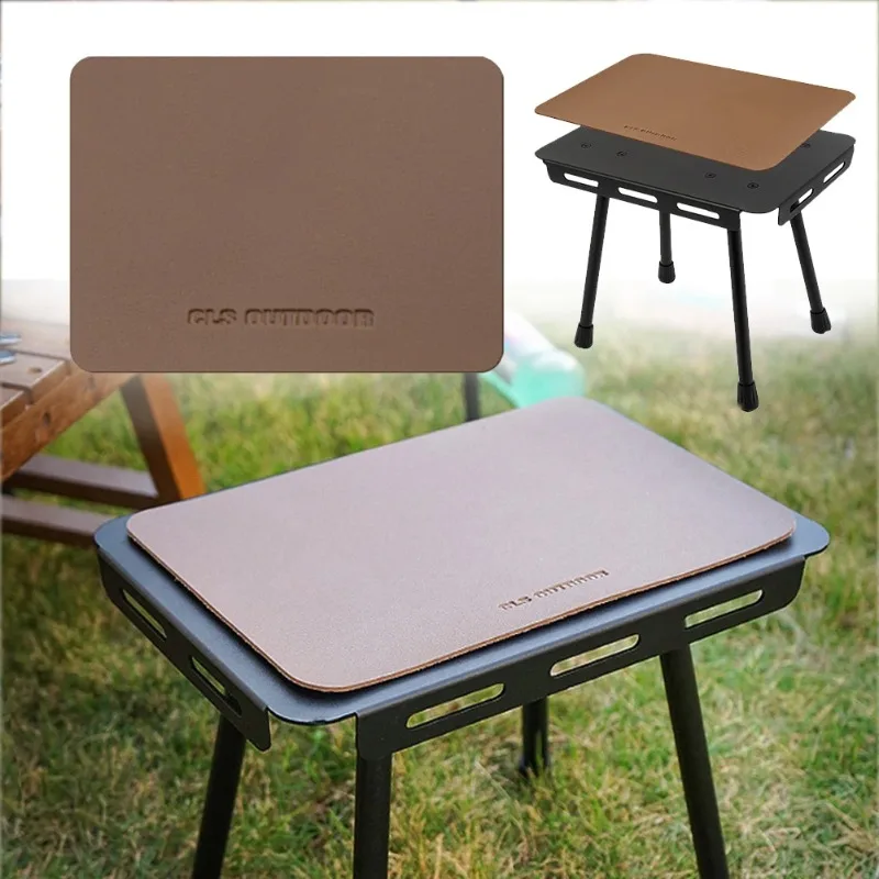 2 في 1 طاولة تخييم خفيفة قابلة للطي للمشي لمسافات طويلة في الهواء الطلق حديقة عشاء نزهة شواء مكتب ألومنيوم قابل للطي