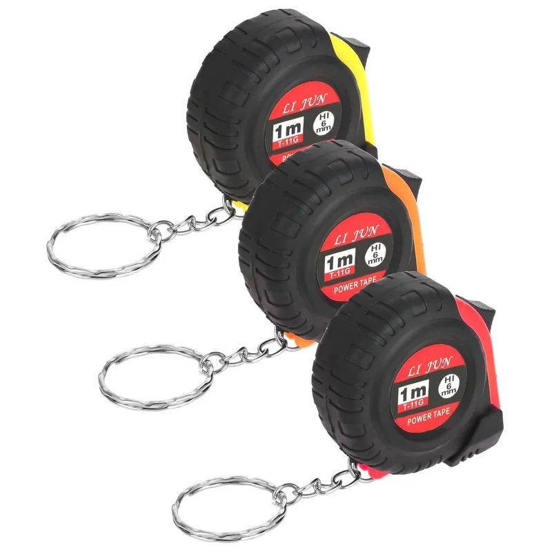 3개 줄자 측정 어린이용 3피트 소형 접이식 포켓 메트리