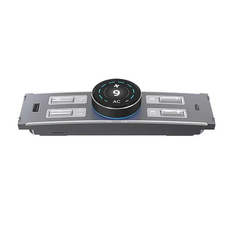 LCD Intelligent Control Expansion Dock Station For  Model 3 Model Y 2021 2022 2023 2024 With Buttons USB Type C