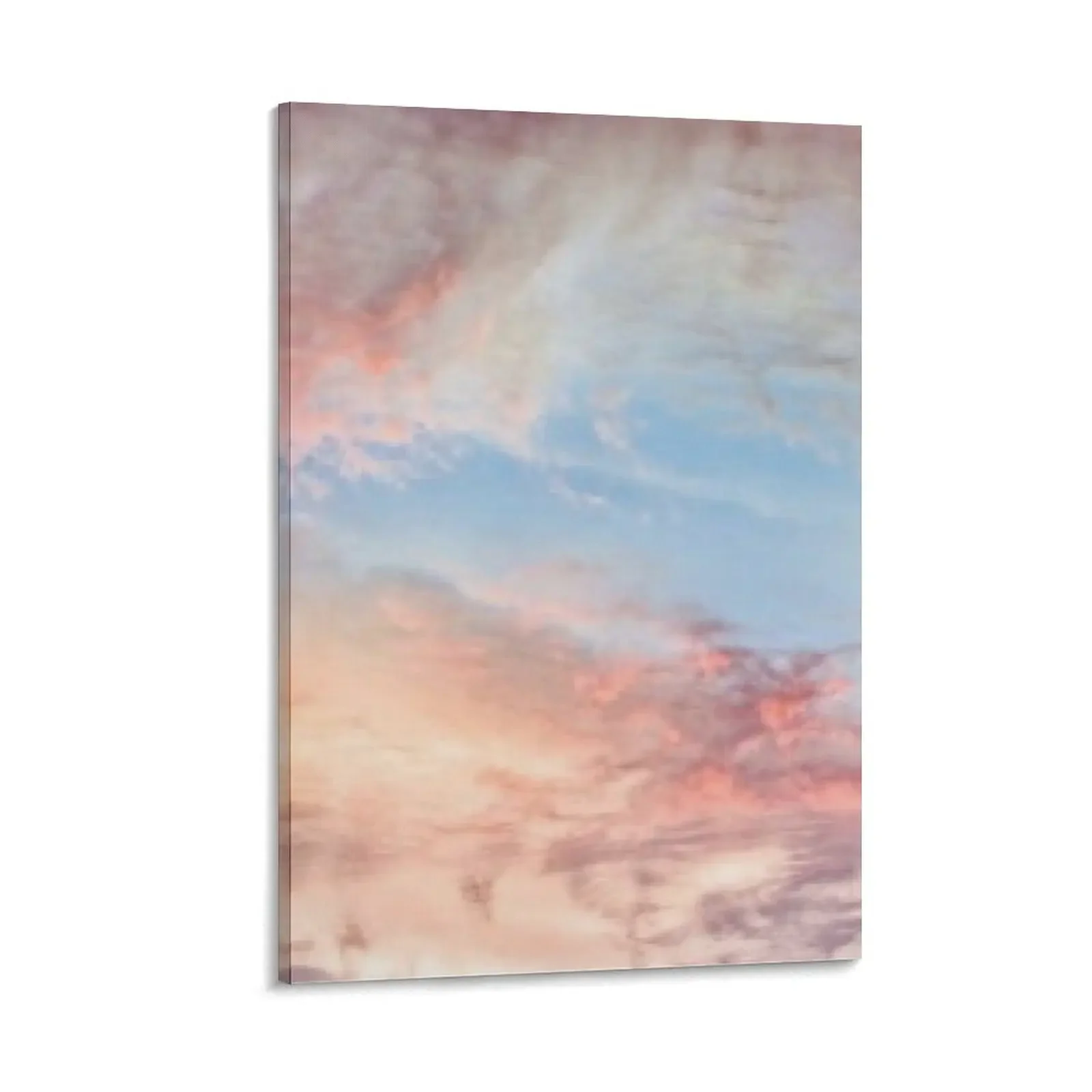 

Pink Aesthetic Sunset Clouds Canvas Painting anime room decor wall art canvas painting Decor for room ornaments for home