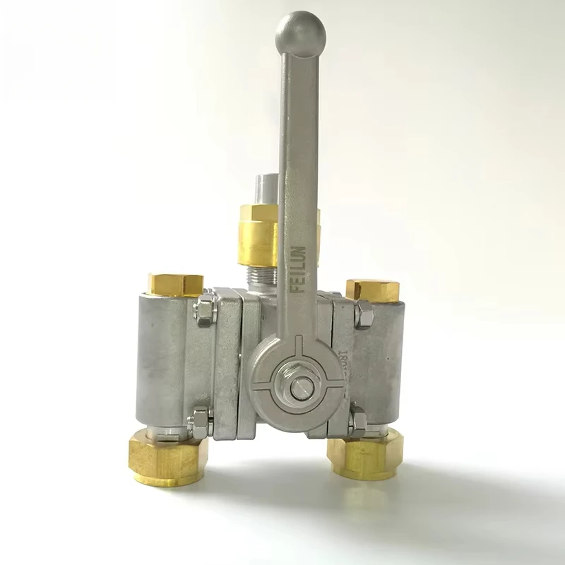 

DQS-25 Cryogenic Diverter Valve Used in LOX tank with Safety Valves and Rupture Discs
