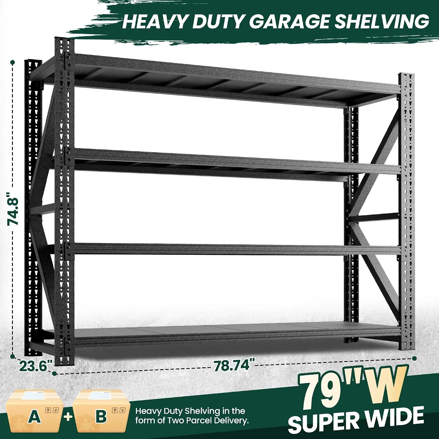 Heavy Duty Garage Shelves 79