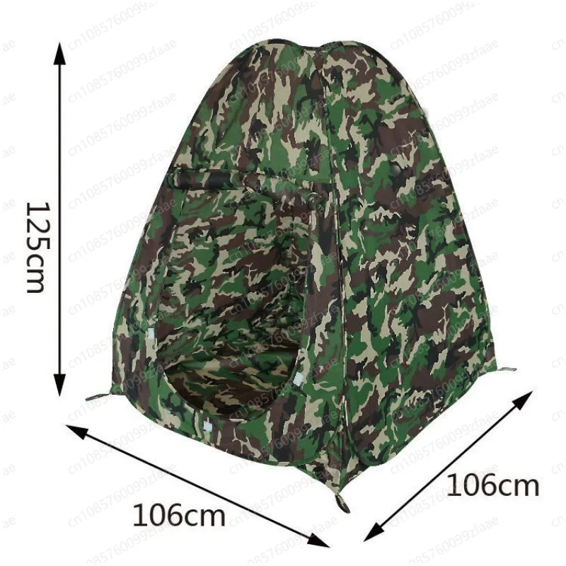

Camouflage bird watching photography tent with bottom fully enclosed design Fishing changing camouflage shed