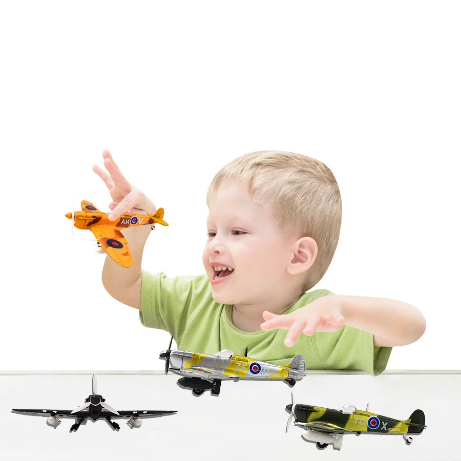 1 PCS Intercepting Fighter 4D Model Kit Toys for Boys Handmade Assembly Aircraft Plastic Model Toys Decoration Collection Gifts