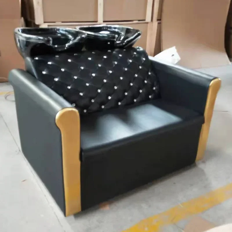 Hair Shampoo bed Barber shop Double, sofa flush bed Simple sitting
