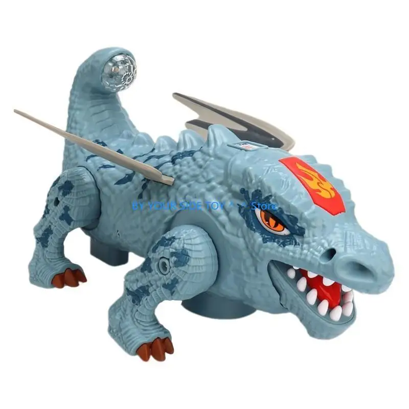 

Musical Light Up Walking Dinosaur Toy Toddler Birthday Gift Educational Playset U6XE