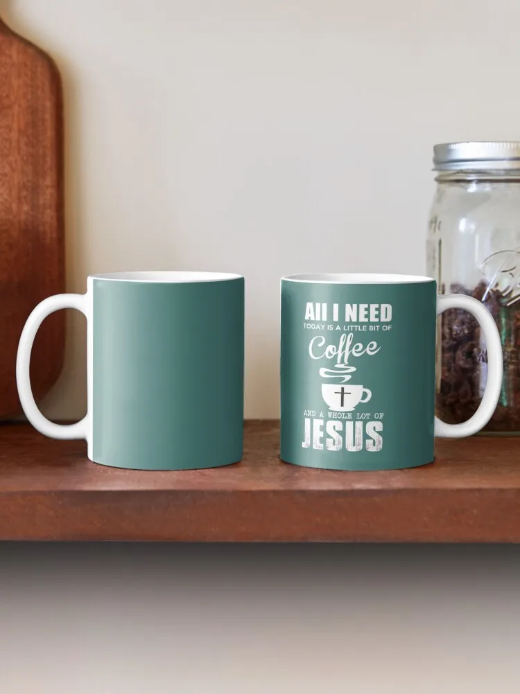 All I need today is a little bit of coffee and a whole lot of jesusCoffee Mug Espresso Cup Aesthetic Coffee Cups Anime Mug