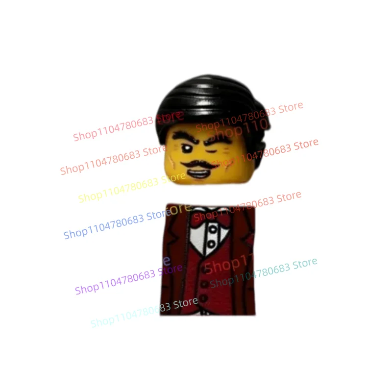

MOC Building Blocks MiniFigure Gentleman Dad Assembly Model Ornament Anime TV Character Toy Gift Collectible Action Figure