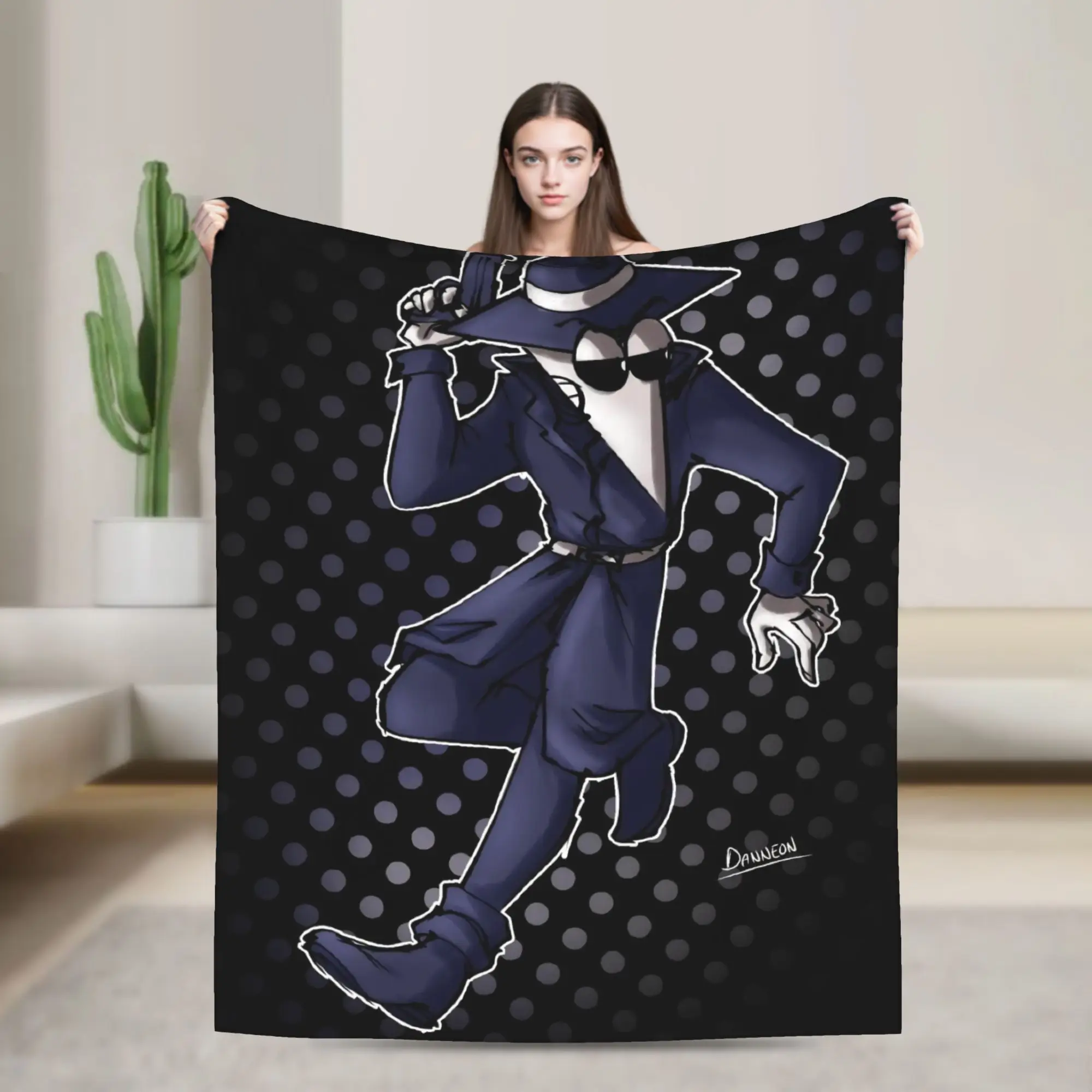 Spys Manga Blankets  Fuzzy Vintage Warm Throw Blankets for Chair Covering Sofa  Winter