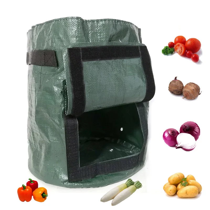 5 10 gallon Potato Planter Grow Gardening Bag DIY PE jardin  Pots Planting Vegetable tomato growing home Garden Tools